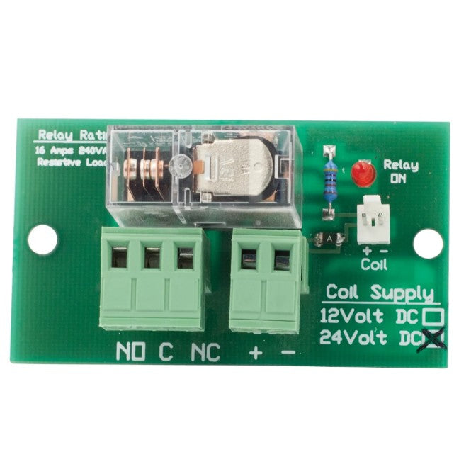 ELSEMA Auxiliary Relay Board with one 24-volt relay, 16 Amps