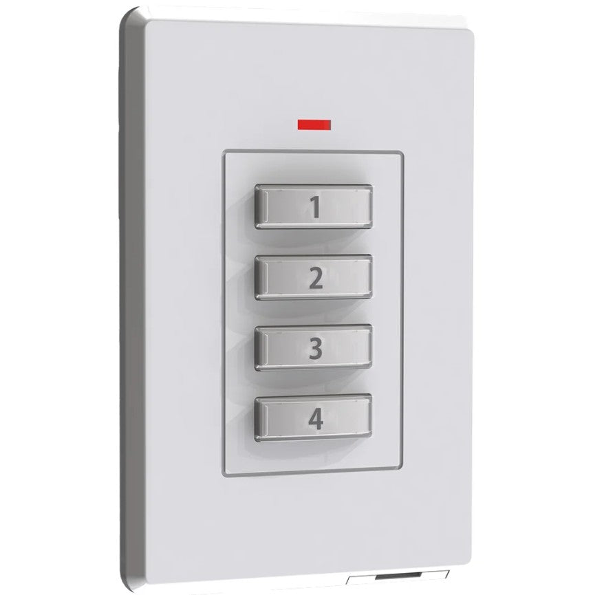 ELSEMA 433MHz PentaFOB Wall Switch with 4 Buttons