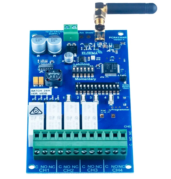 Elsema PCR43304R 4 Channel Receiver Board Only