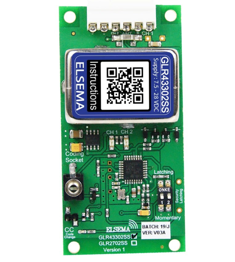 Elsema Gigalink 2Ch Receiver with open collector outputs – GLR43302SS