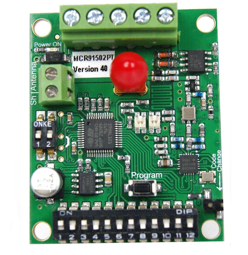 Elsema Multicode MCR91502PT – 2 Ch Receiver with open collector output and terminal blocks