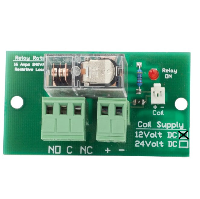 ELSEMA Auxiliary Relay Board with one 12-volt relay, 16 Amps