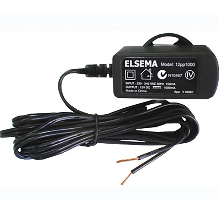 ELSEMA 12PP1000 12 Volt DC Power Pack with 1000mA