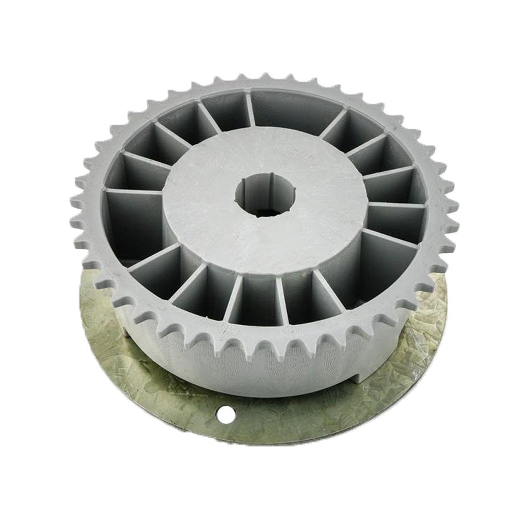ata gears ATA B&D Style Grey Nylon 43- Tooth Sprocket with Reinforcing Steel Dis