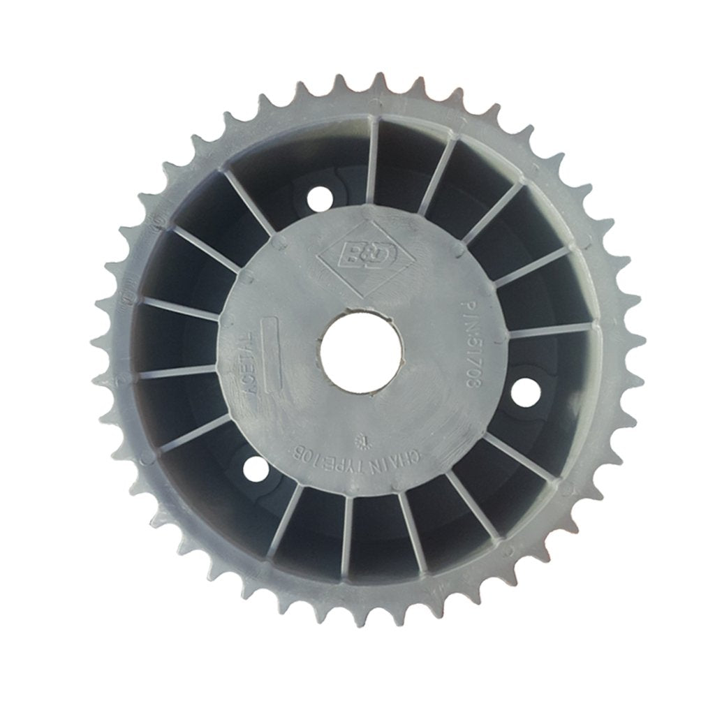 ATA-B&D-style-grey-nylon-43-tooth-sprocket