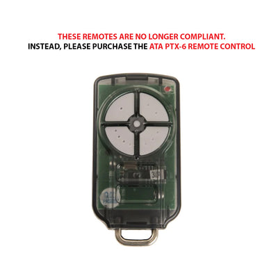 ATA PTX-5v2 Genuine Remote **THESE REMOTES ARE NO LONGER COMPLIANT. INSTEAD, PLEASE PURCHASE THE ATA PTX-6 REMOTE CONTROL**